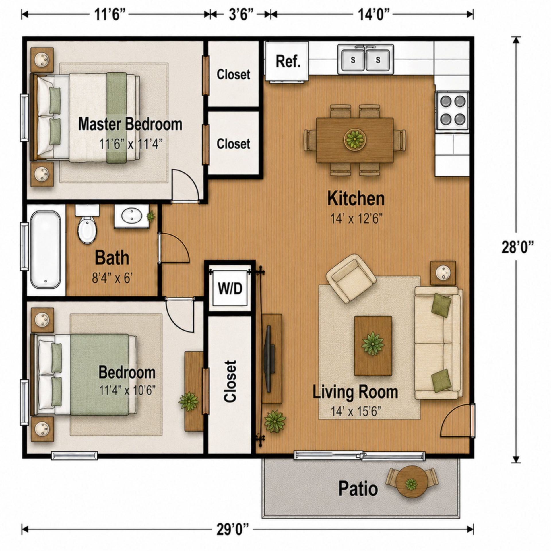 Verona Apartment: 100 Paoli St