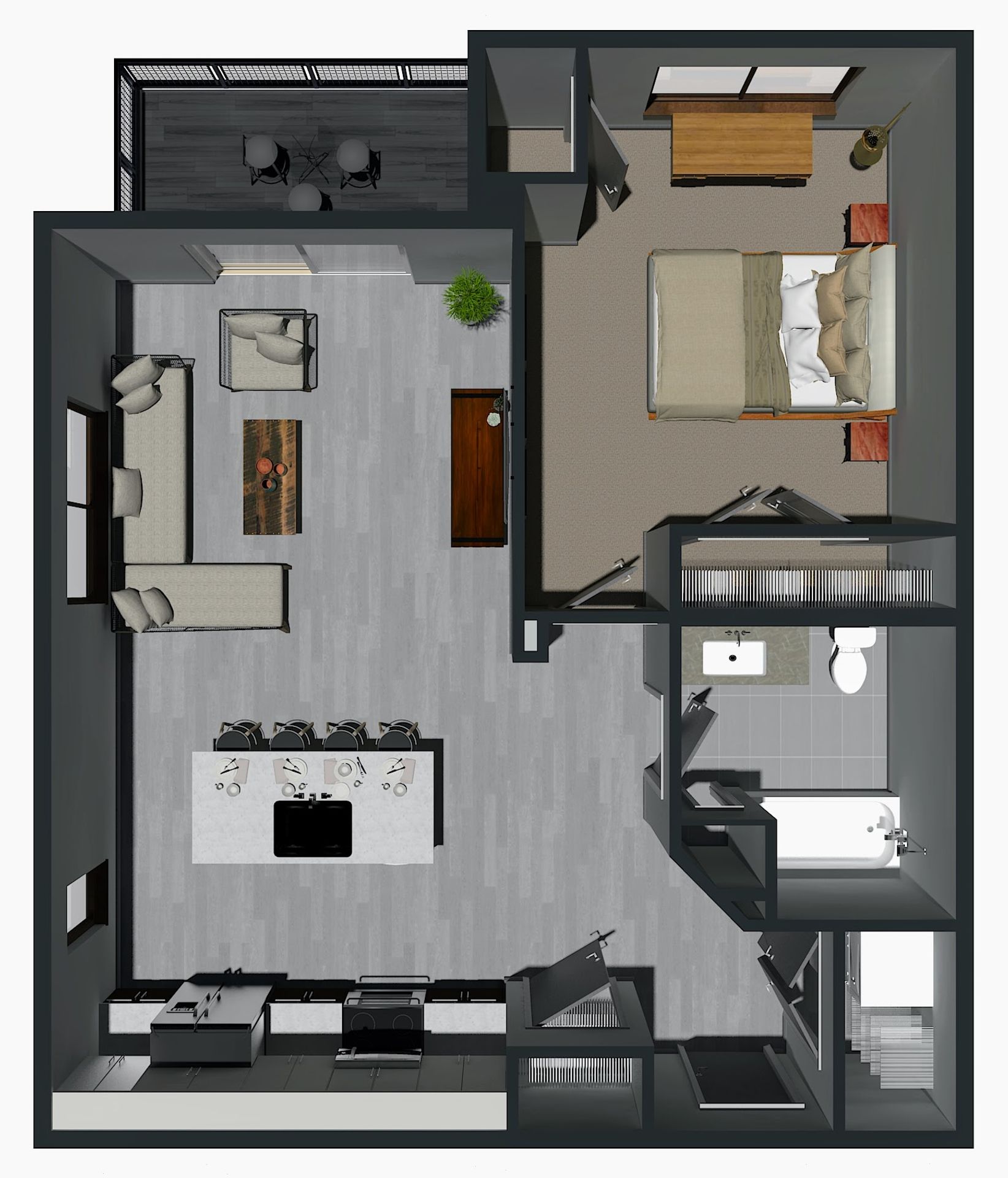 Madison Apartment: 2838 Dryden Drive