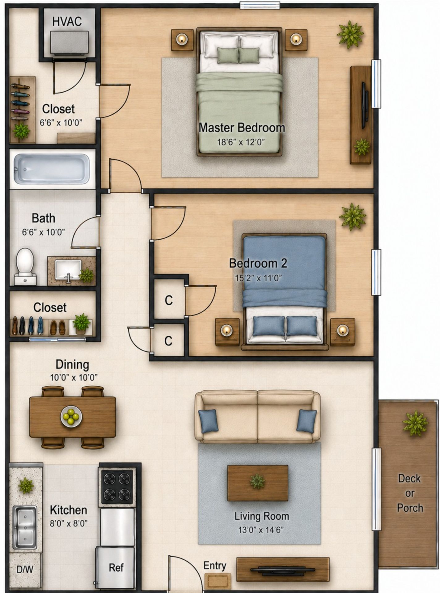 Stoughton Apartment: 1526 Kenilworth Ct.
