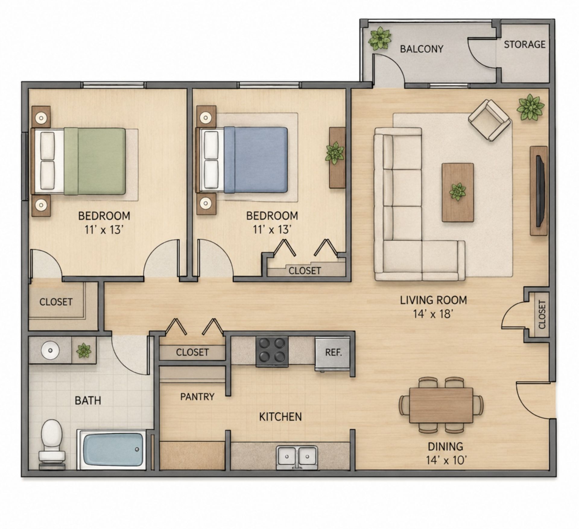 Windsor Apartment: 6522-28 Lake Rd