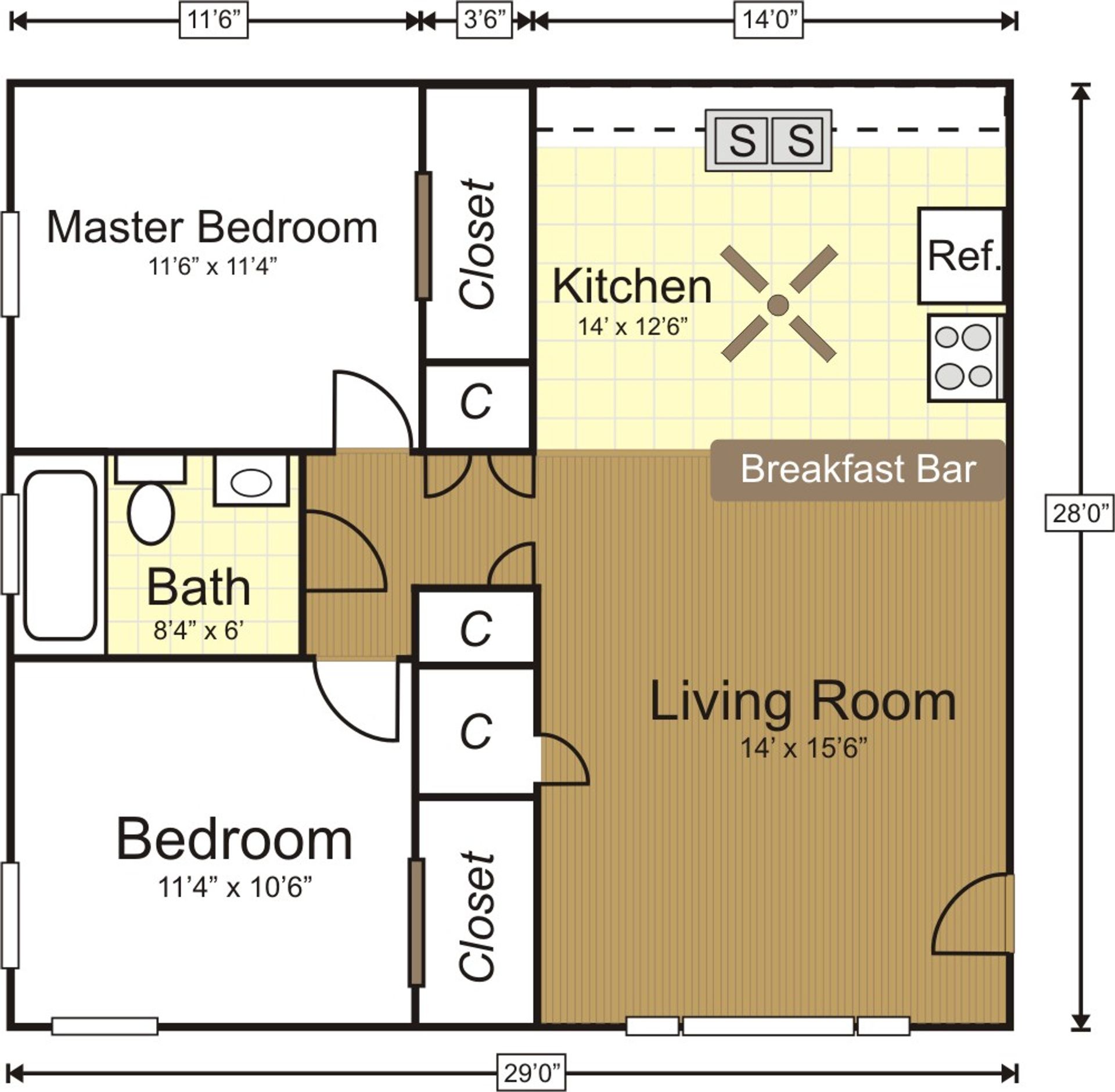 Verona Apartment: 100 Paoli St