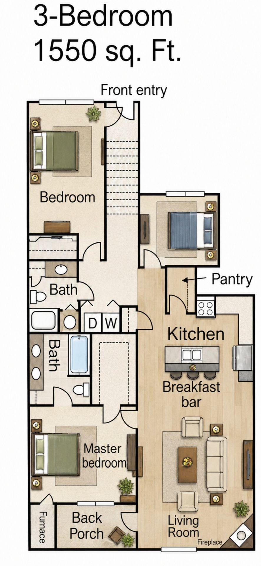 Madison Apartment: 5-9 Loomis Circle