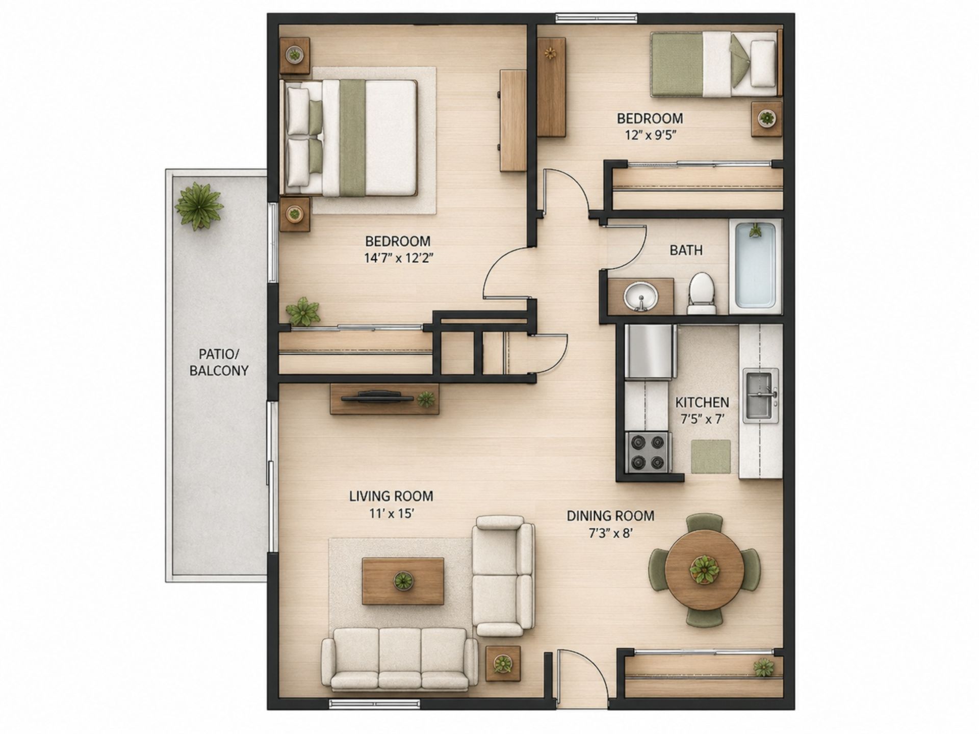 Oregon Apartment: 205-233 Walnut Street