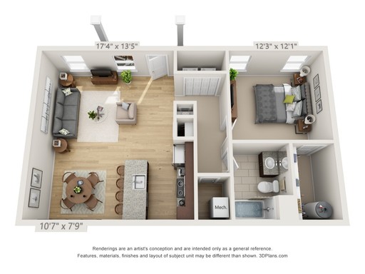 Luxurious 1 Bed 1 Bath in Glenville