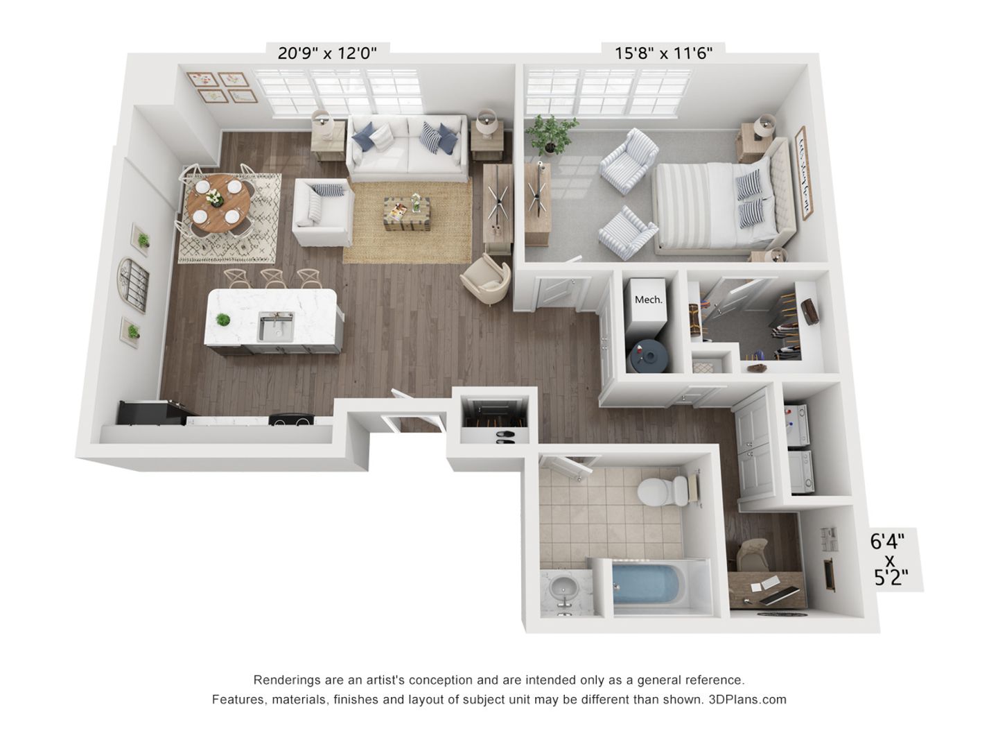 Rensselaer Apartment: 99 New Broadway