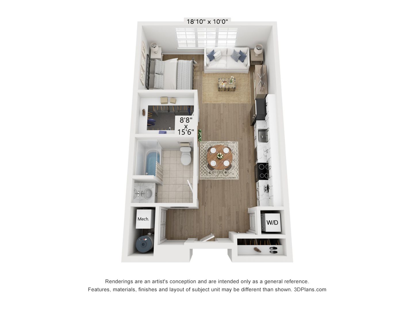 Rensselaer Apartment: 99 New Broadway
