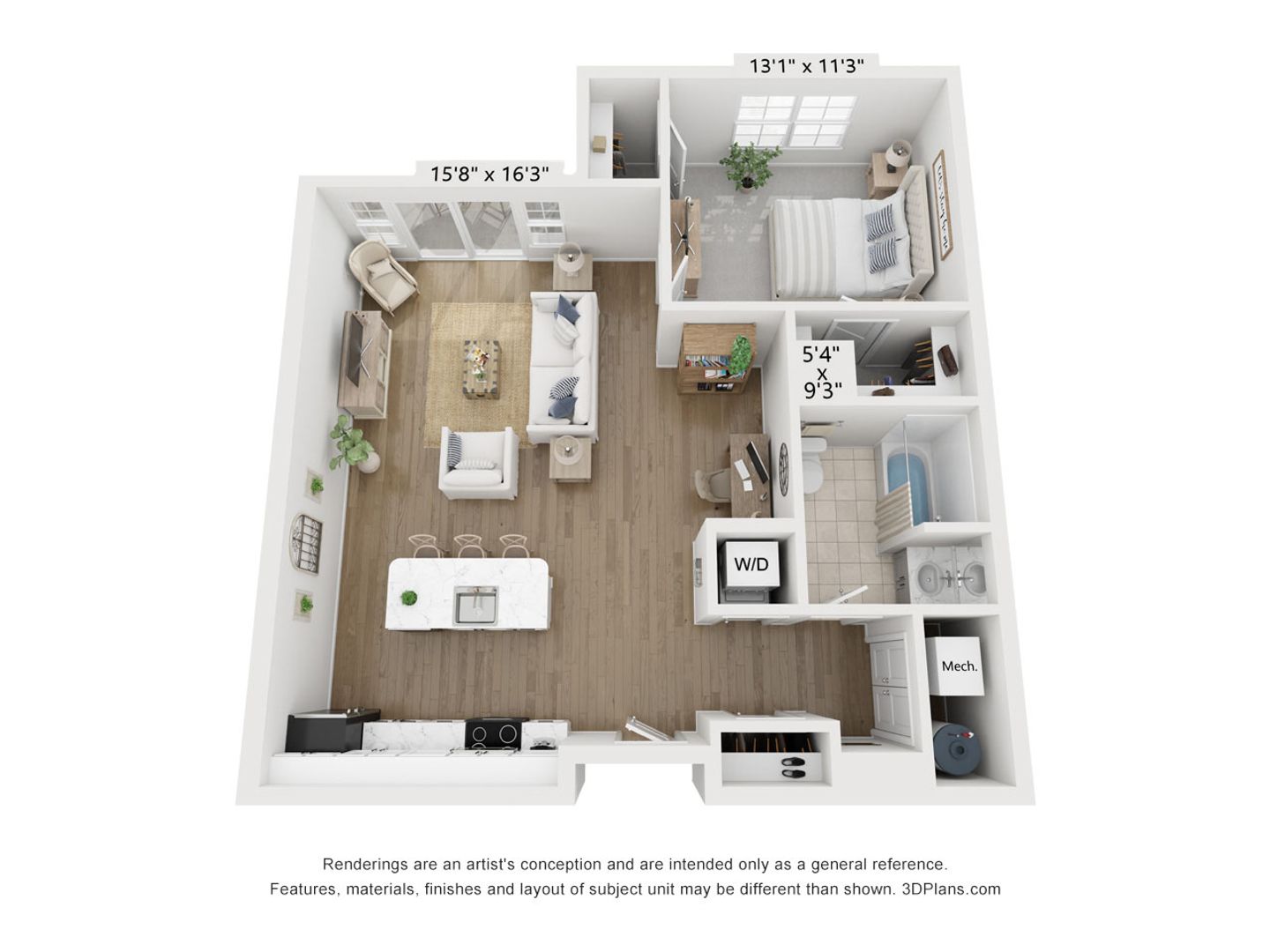 Rensselaer Apartment: 99 New Broadway