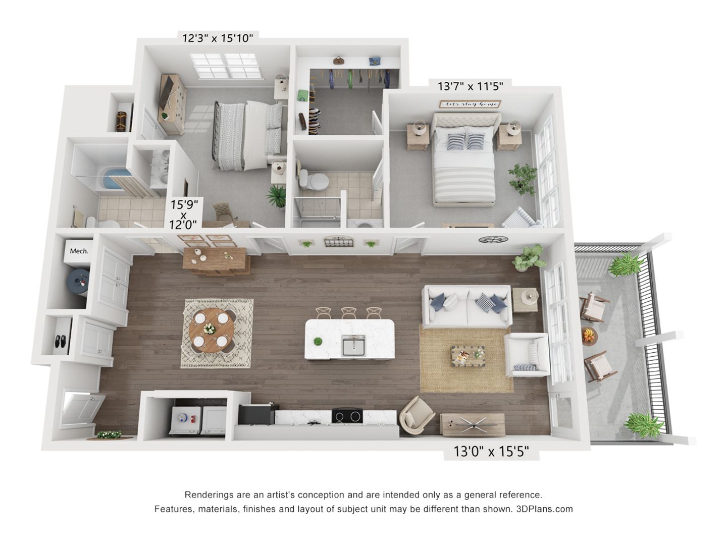 Rensselaer Apartment: 99 New Broadway