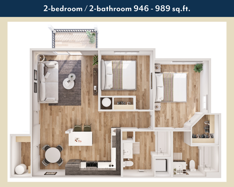 Spacious 2x2 Homes – photo 1