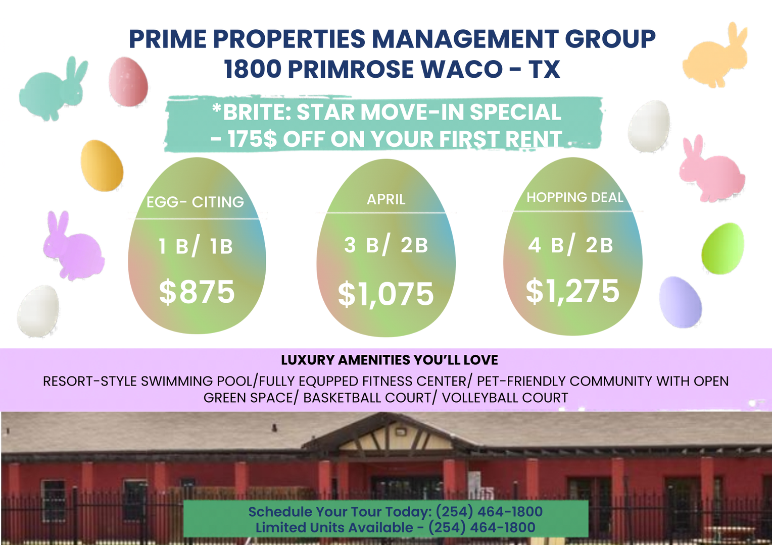 Waco Apartment: 1800 Primrose Dr