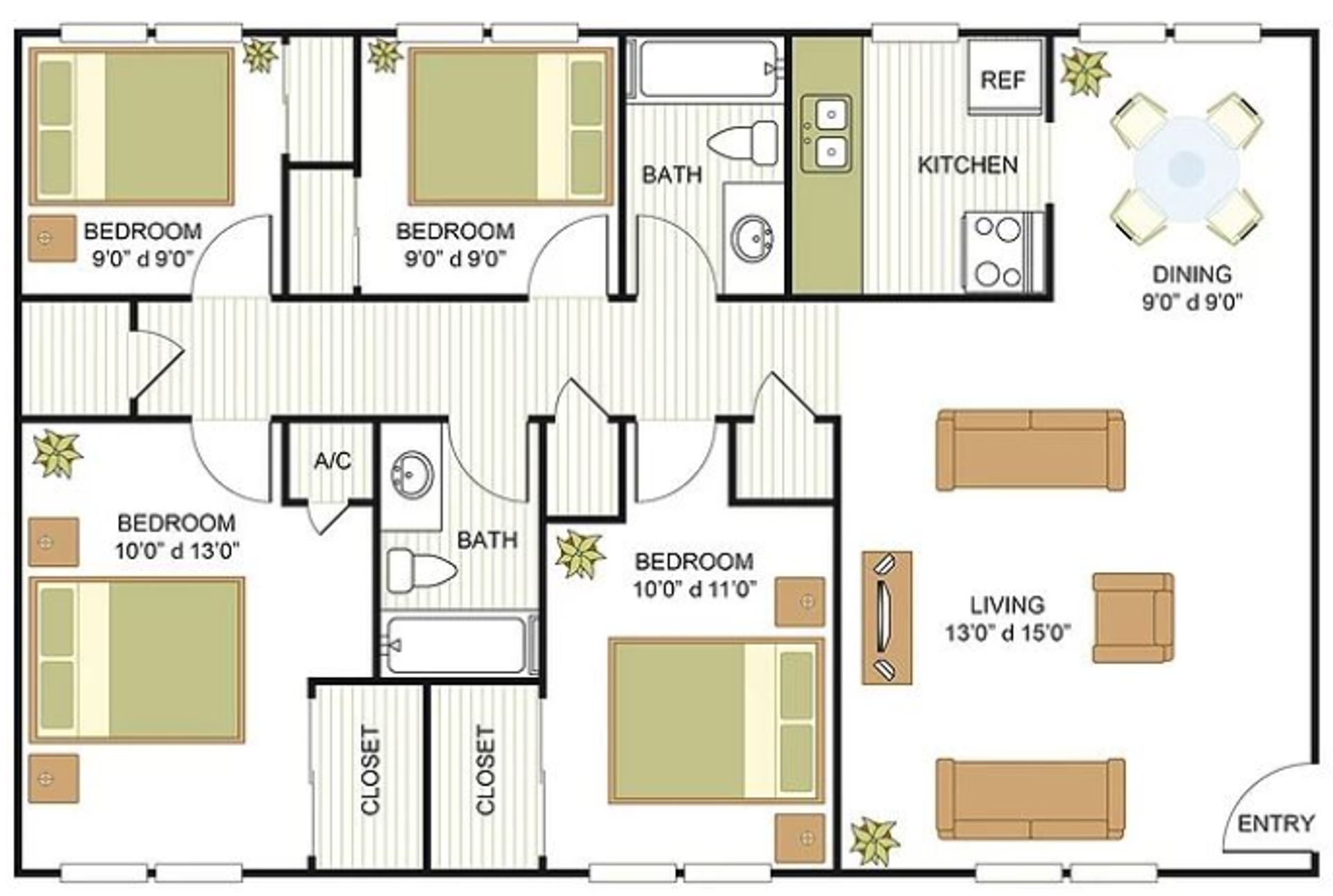 Waco Apartment: 1800 Primrose Dr