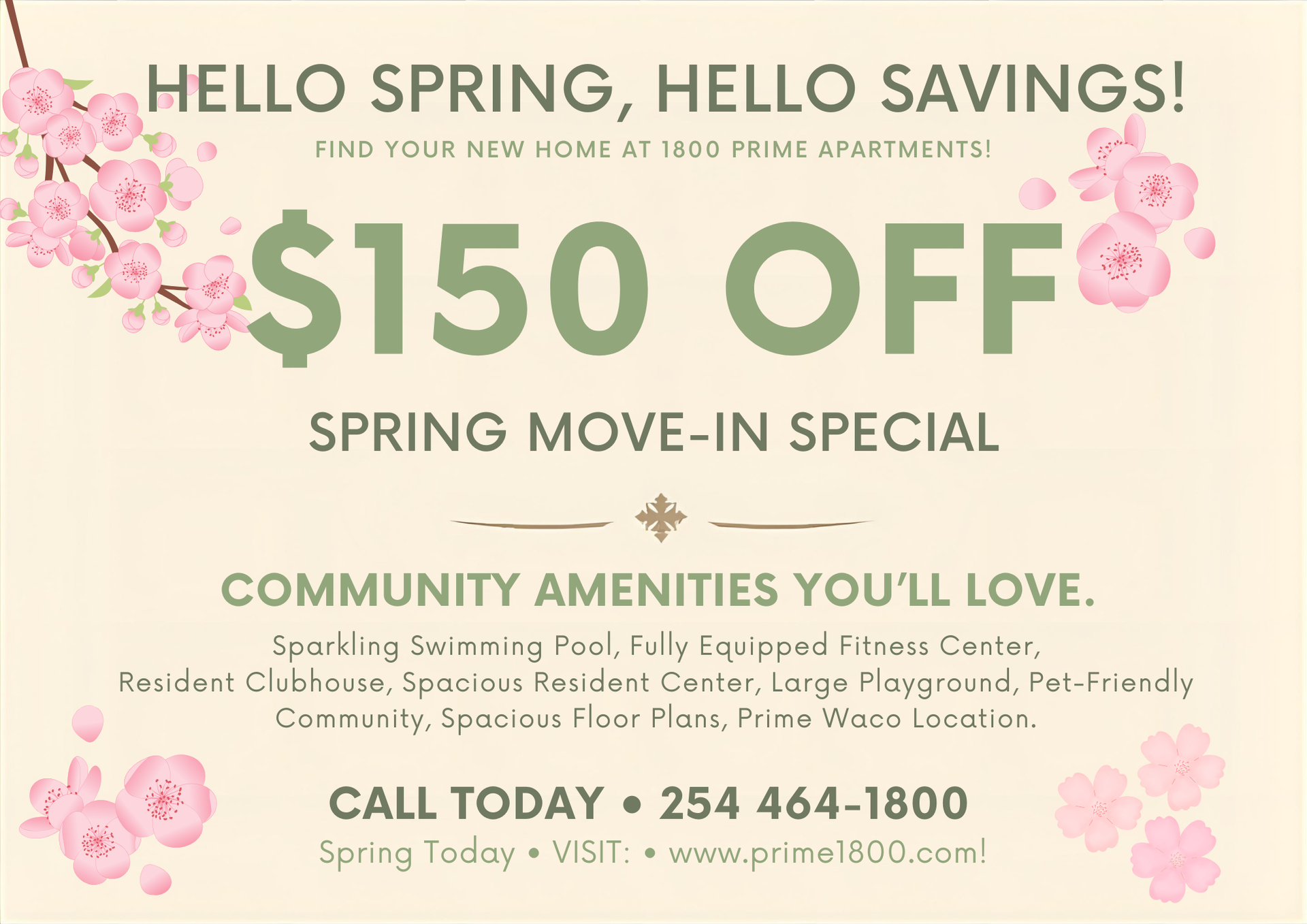 Waco Apartment: 1800 Primrose Dr