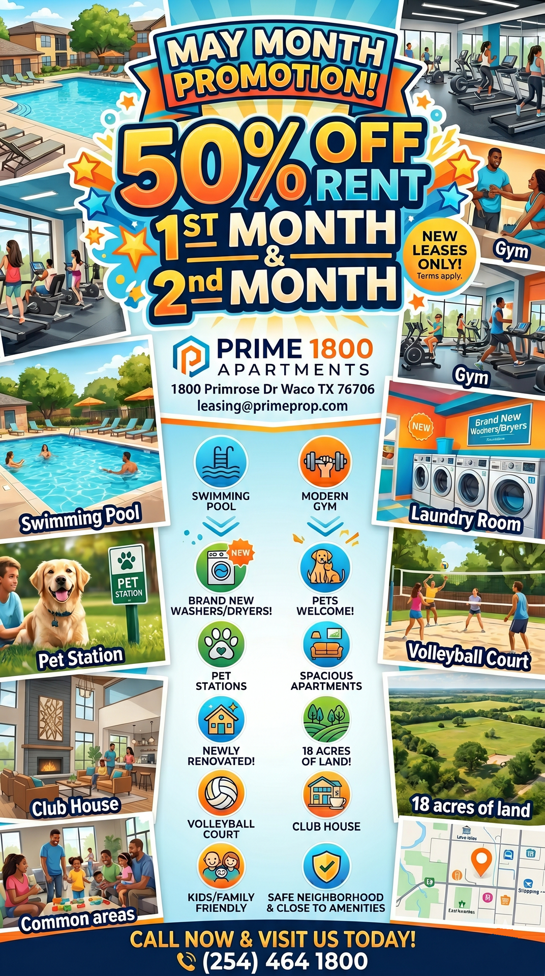 Waco Apartment: 1800 Primrose Dr