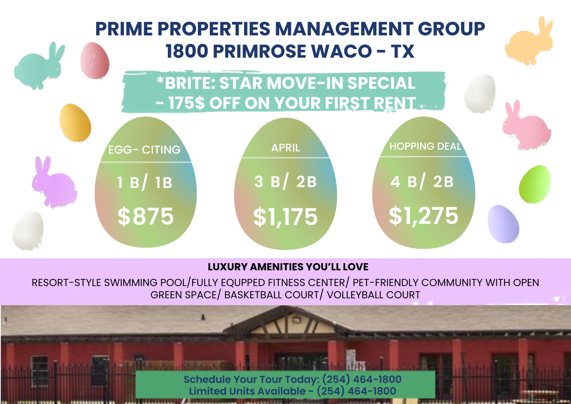 Waco Apartment: 1800 Primrose Dr