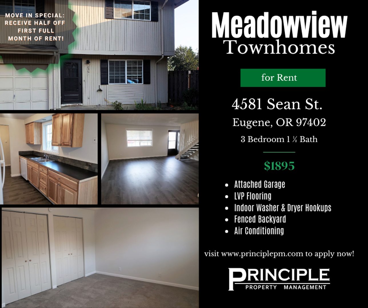 Eugene Townhome: 4581 Sean Street