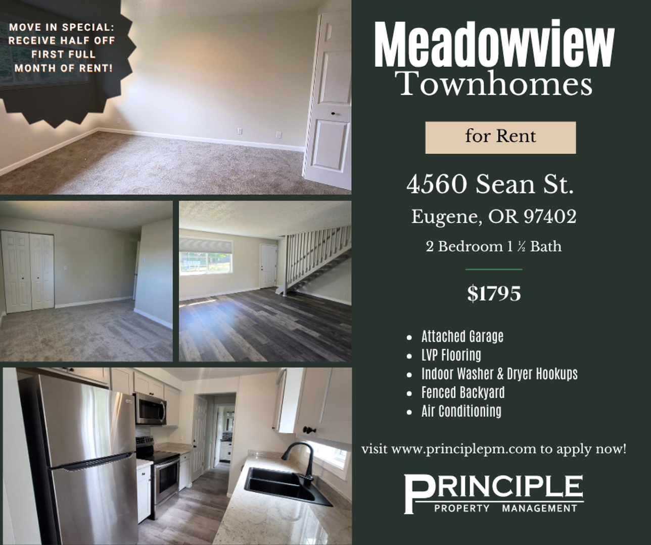 Eugene Townhome: 4560 Sean Street