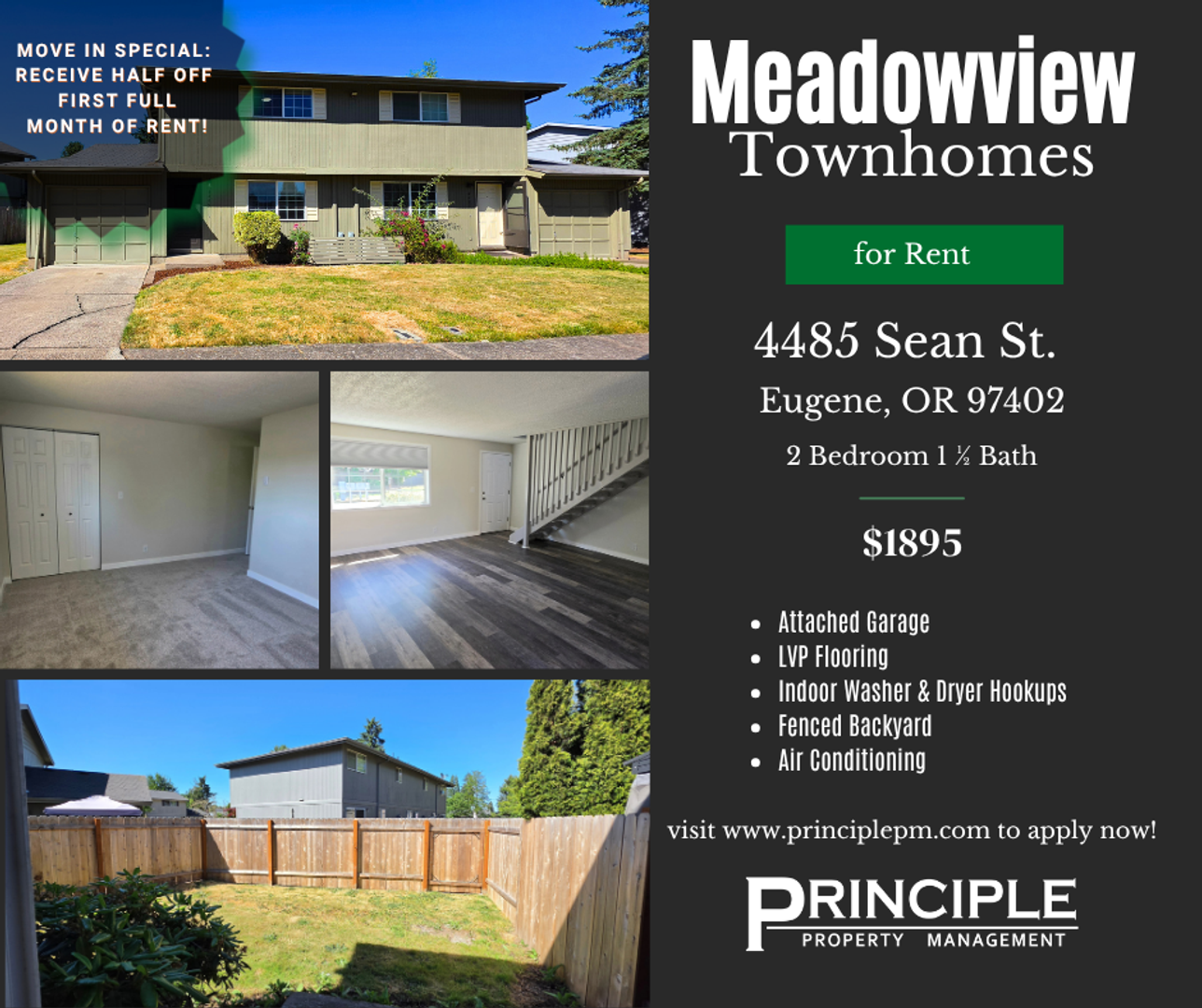 Eugene Townhome: 4485 Sean Street