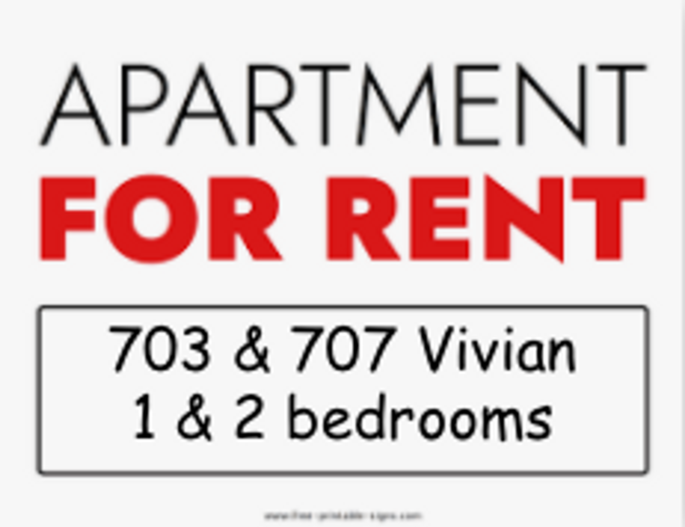 Gillette Apartment: 707 Vivian St