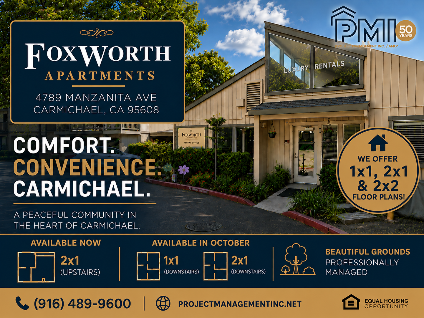 Carmichael Apartment: 4789 Manzanita Avenue
