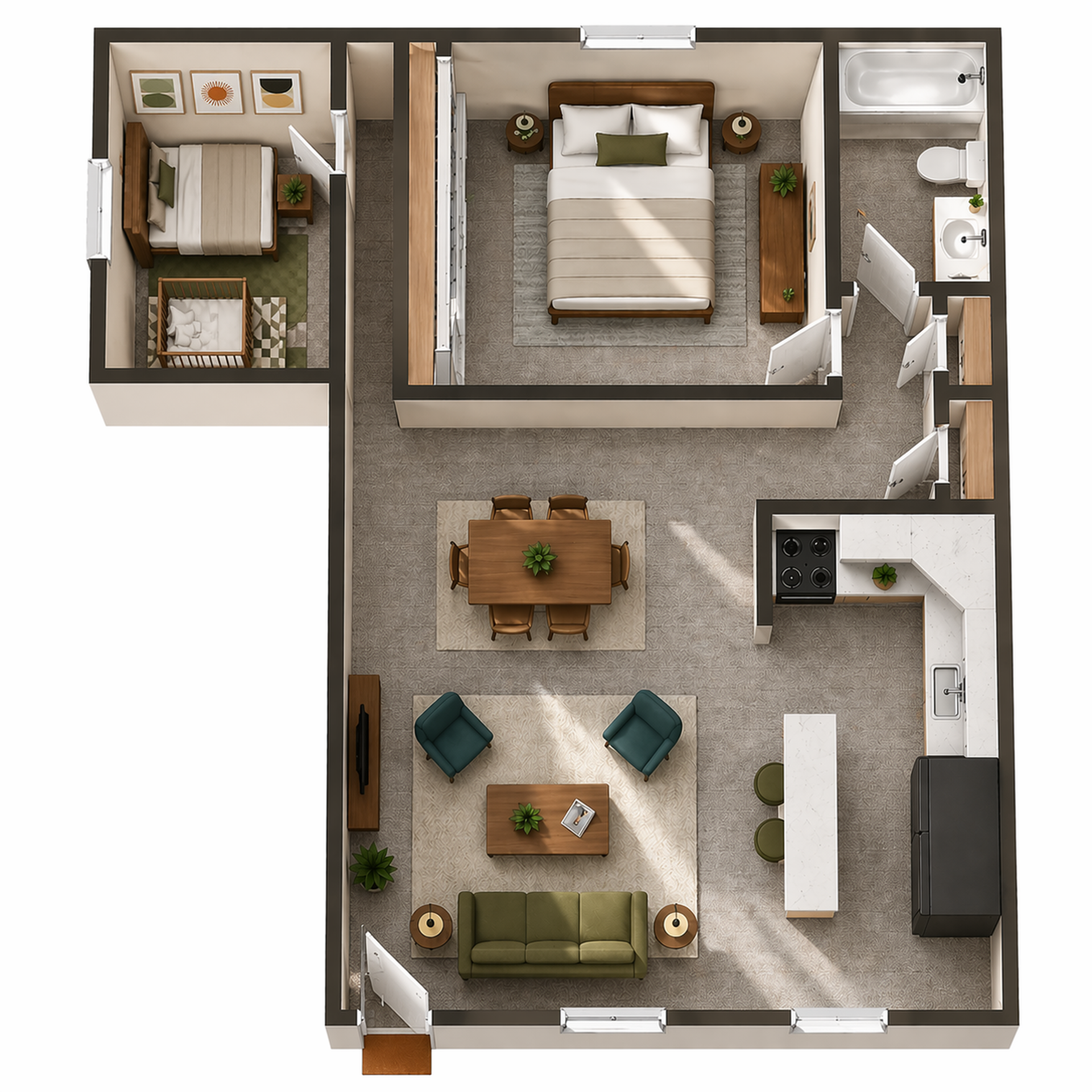 North Highlands Apartment: 3430 Freedom Park Dr