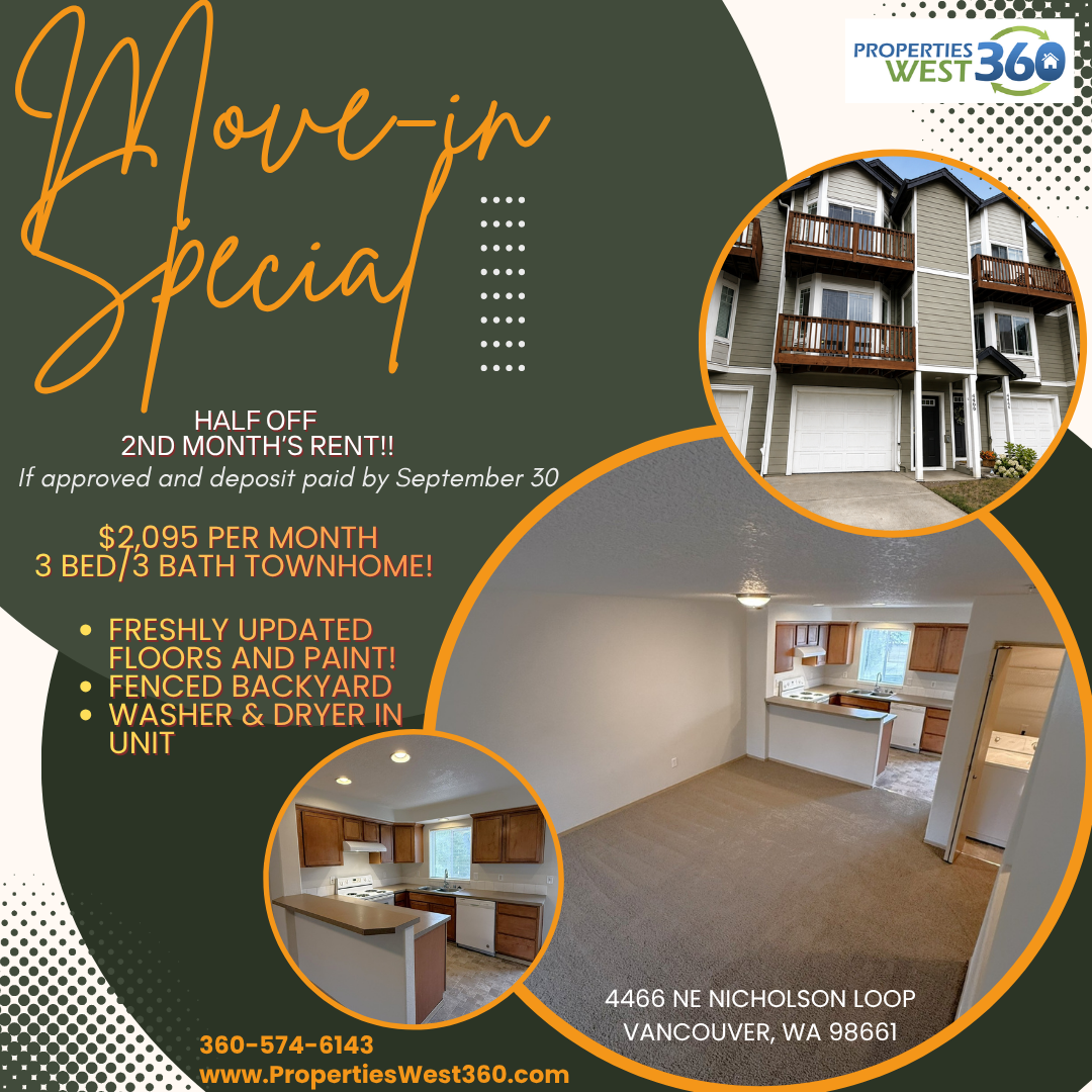 Vancouver Townhome: 4466 NE Nicholson Loop