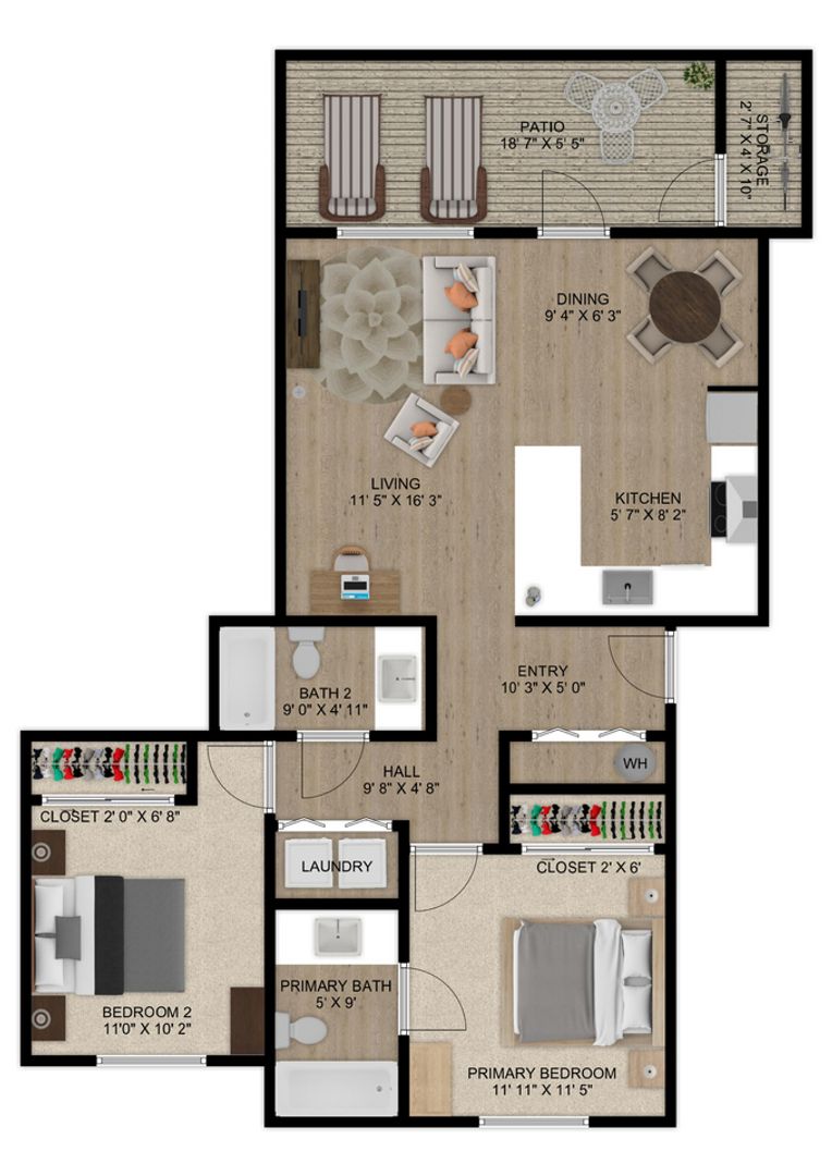 Kelso Apartment: 104 Solomon Road