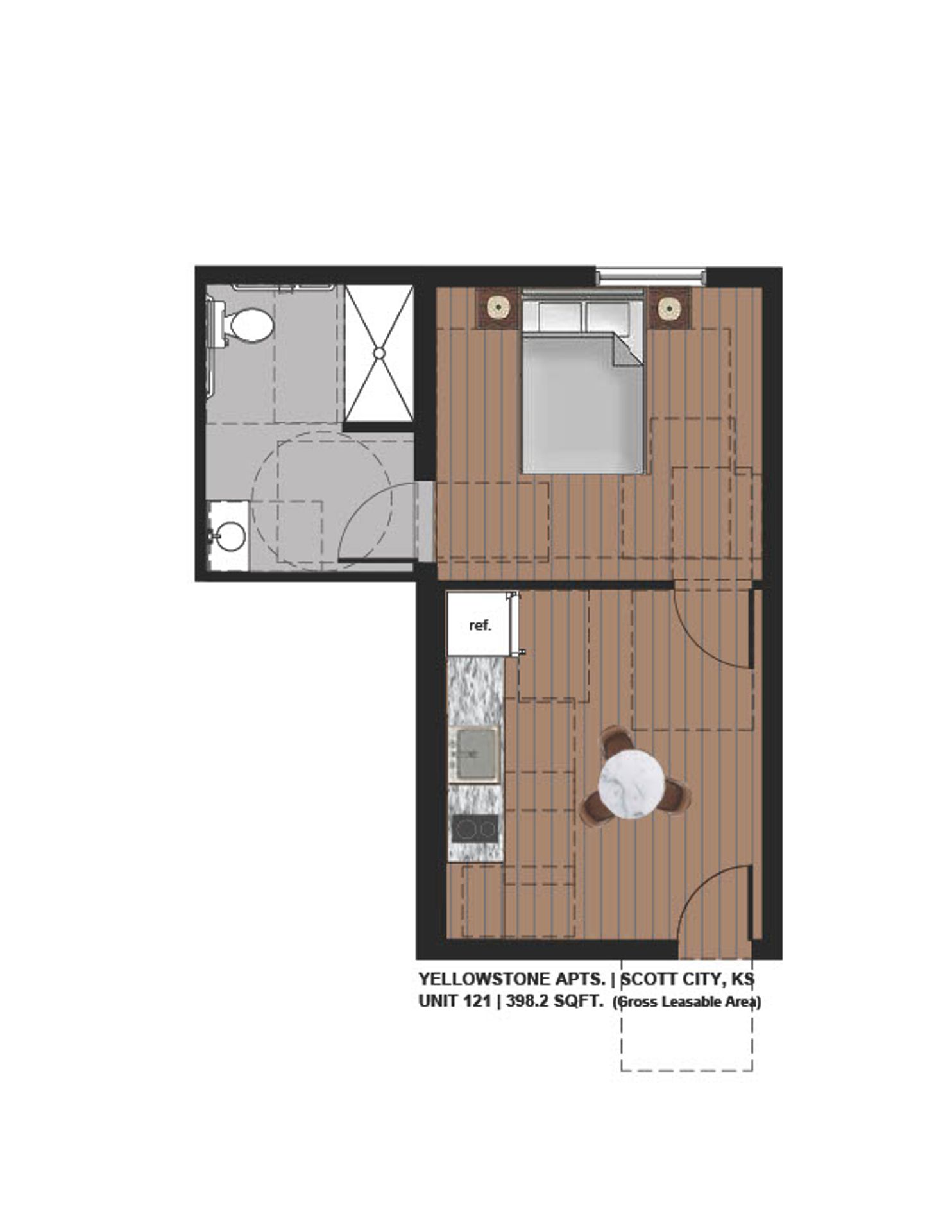 Scott City Apartment: 102 S Main