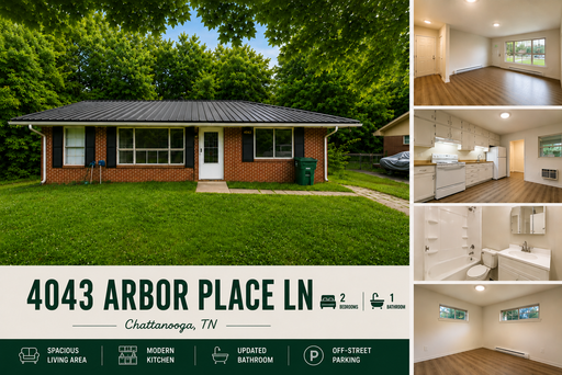 4043 Arbor Place Ln. - Cozy 2 bed/1 bath duplex unit in Chattanooga! $1,125/mo. – photo 1