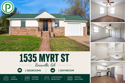 1535 Myrt St. - Charming 2 bed/1 bath rental home in Rossville! $1,295/mo. – photo 1