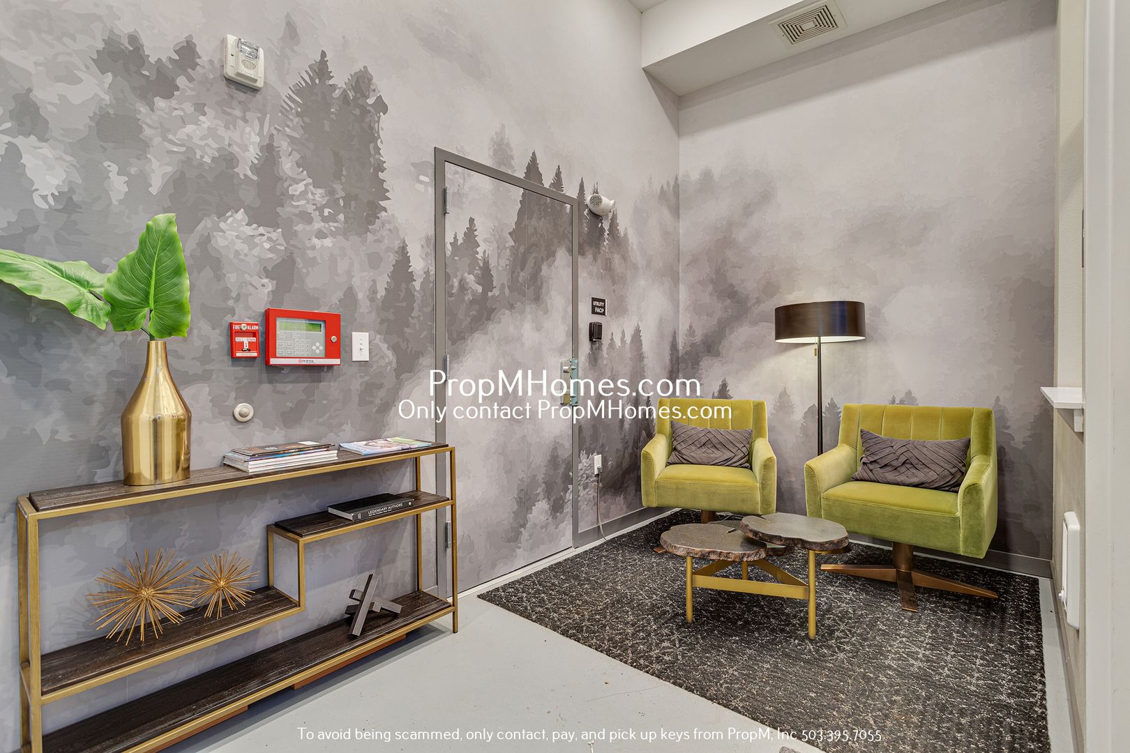 Lobby at Bright & Modern SE Portland Home with Quartz & A/C!