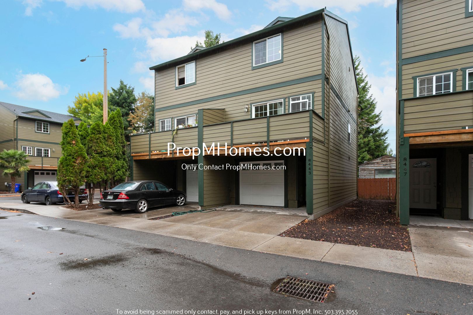Portland Townhome: 8439 SE Brooklyn Street