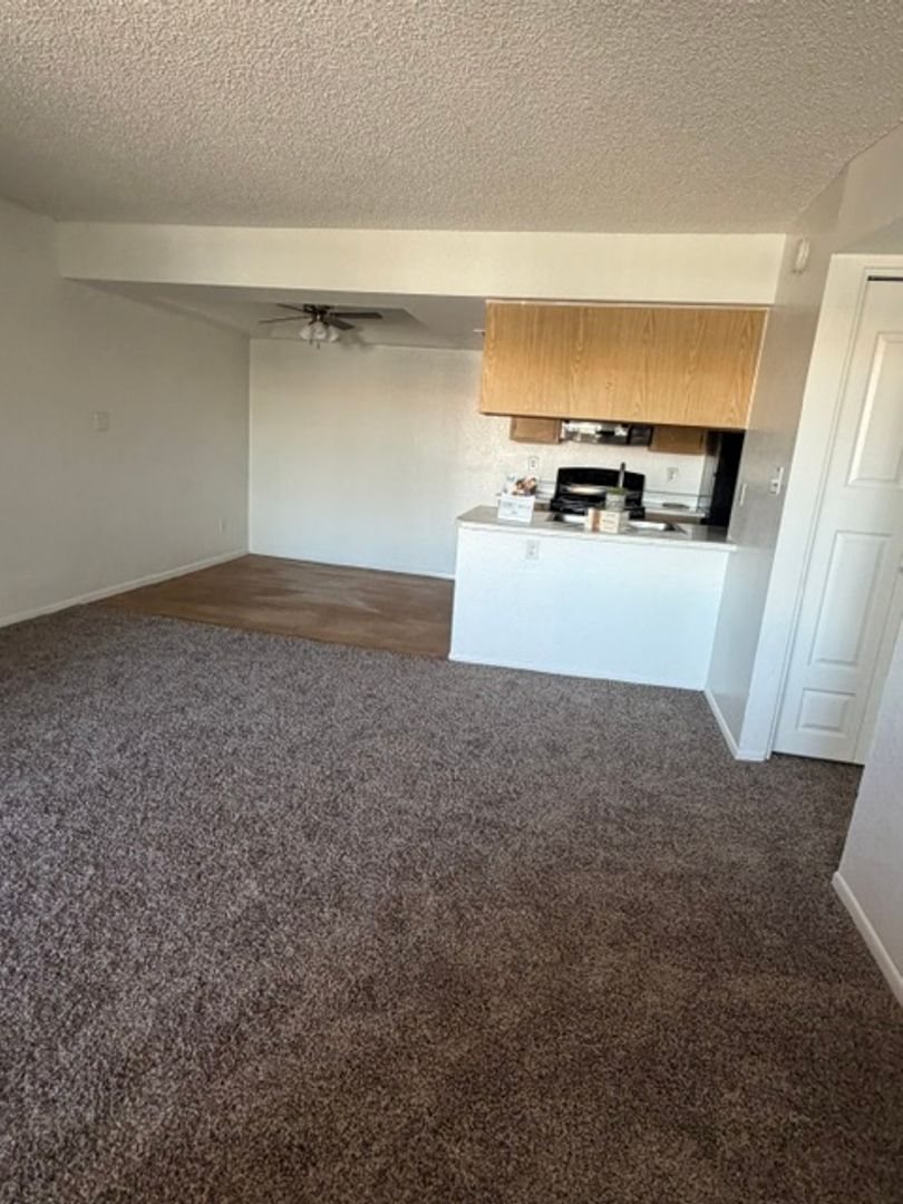 Unfurnished apartment interior — representative home at San Marina Apartments.