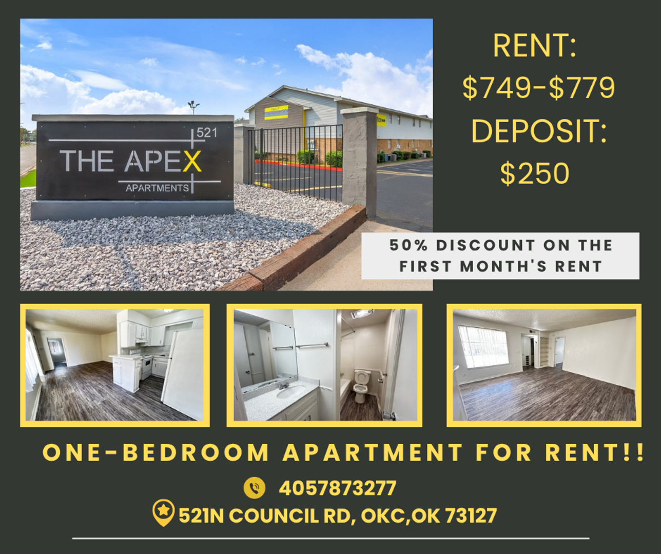 Oklahoma City Apartment: 521 N. Council Rd.