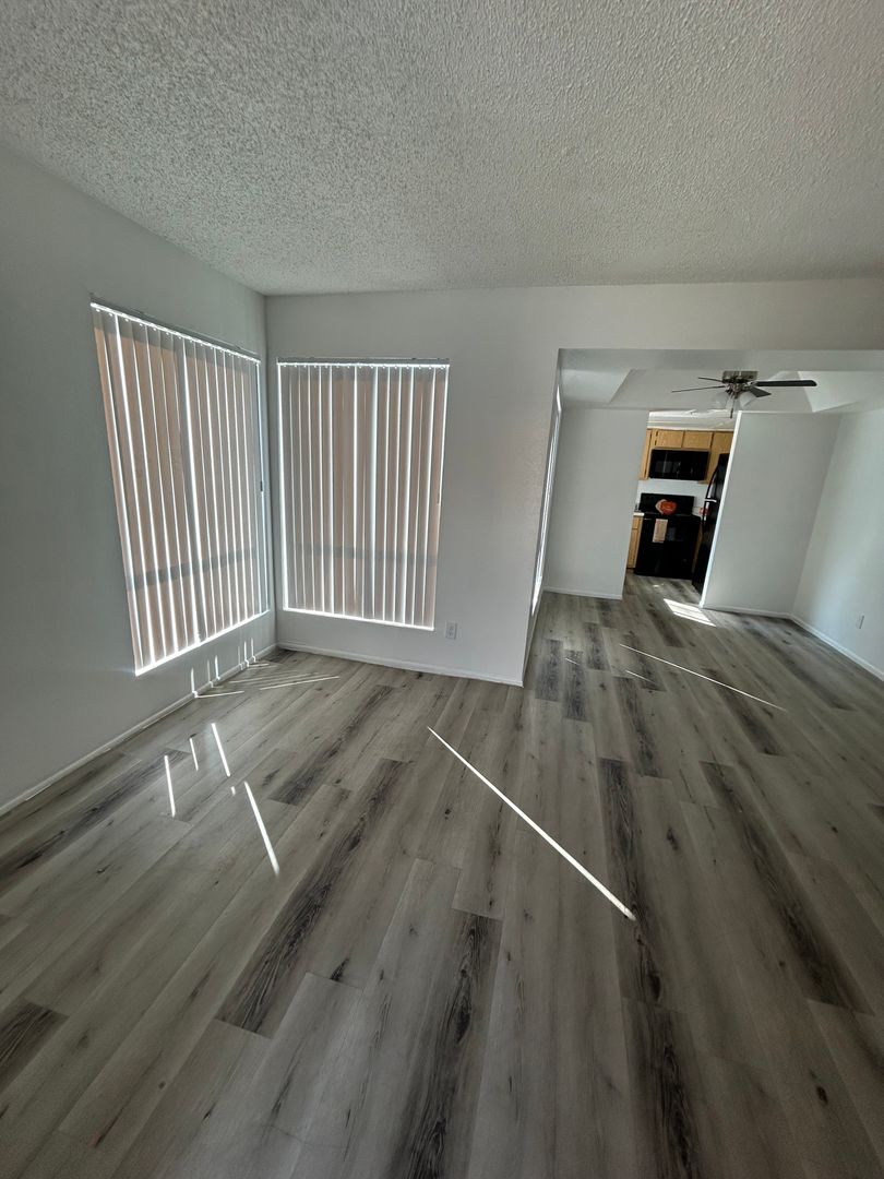 Unfurnished apartment interior — representative home at San Marina Apartments.