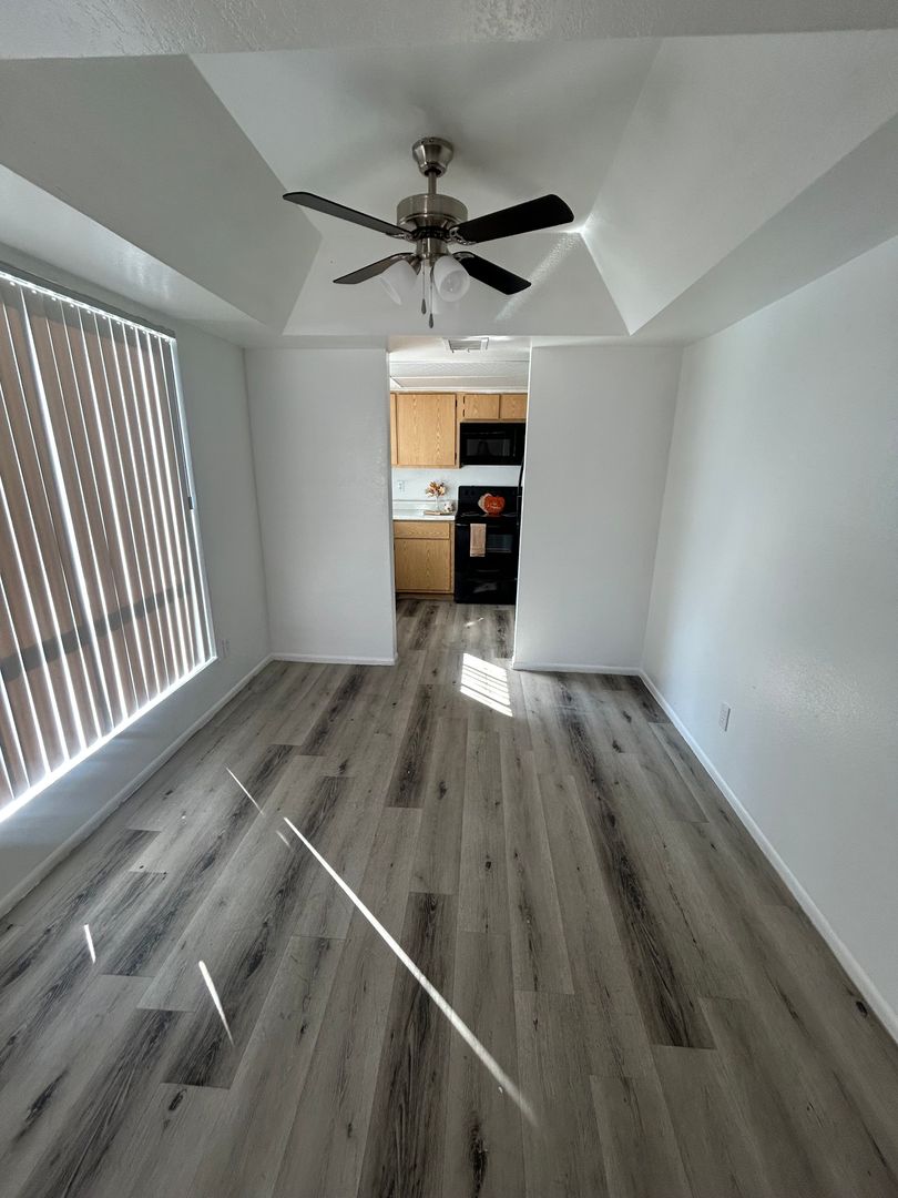 Unfurnished apartment interior — representative home at San Marina Apartments.