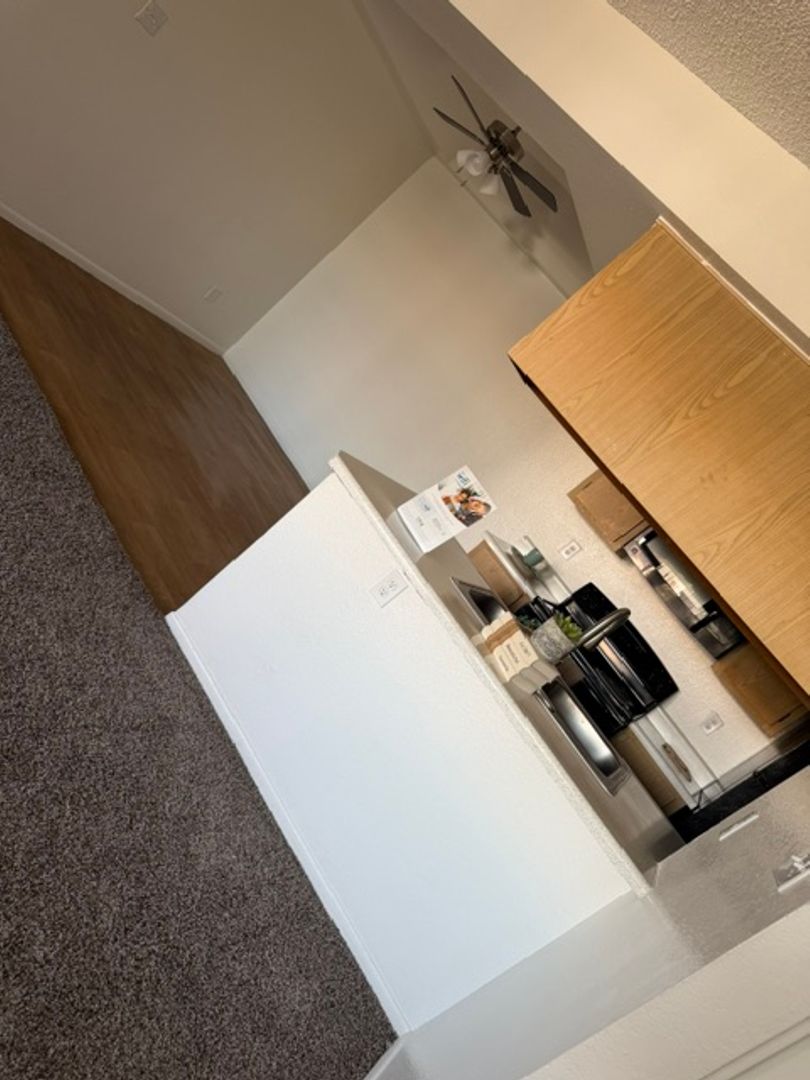Apartment kitchen — representative home at San Marina Apartments.