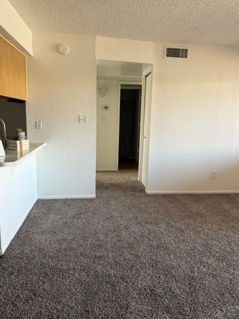 Unfurnished apartment interior — representative home at San Marina Apartments.