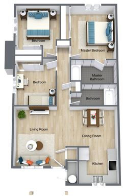 Beautiful 3 bedroom/ 2 bath in gated community. Call or come by to view!