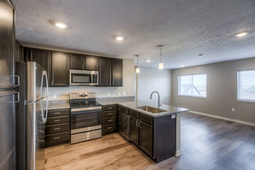 Enjoy this open floor plan with world-class amenities like stainless steel appliances and in-unit washer and dryer.