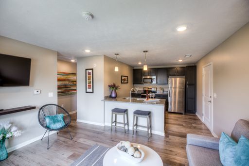Enjoy this open floor plan with world-class amenities like stainless steel appliances and in-unit washer and dryer.