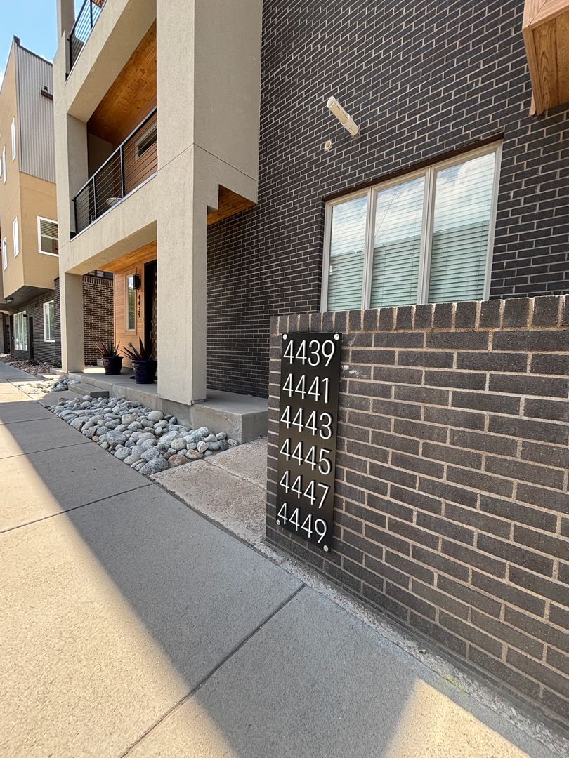 Denver Townhome: 4447 Tennyson Street