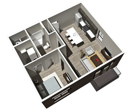 Auburn | One Bedroom – photo 1