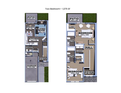 Two Bedroom, Fence – photo 1