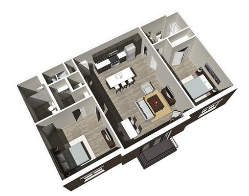 Milton | Two Bedroom Two Bathroom – photo 1