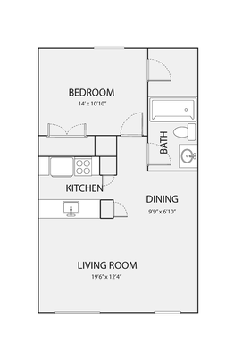 Kensington Terrace A1- 1 bedroom, 1 bath – photo 1