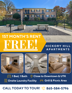 1 Bed/1 Bath apartment near the University of Tennessee - Lease Now & Save: First Month Free! – photo 1
