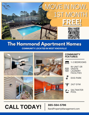 2 Bed/1 Bath Apartment in West Knoxville - Lease Now & Save: First Month FREE!! – photo 1