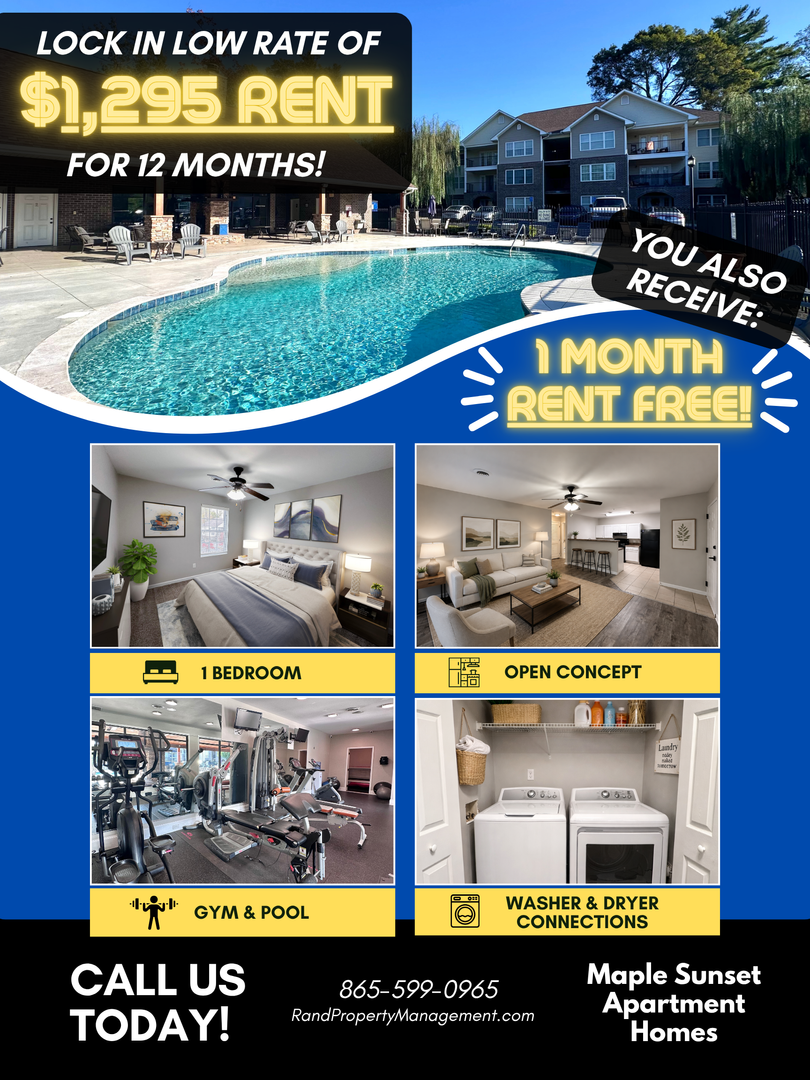 Knoxville Apartment: 4829 Maple Sunset Way