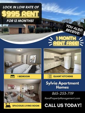 ✨Sylvia Community 1 Bedroom - Lease Now & Save: First Month Free! – photo 1