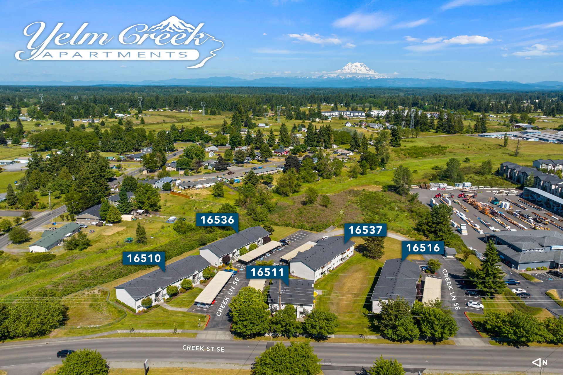 Yelm Apartment: 16516 Creek Lane SE